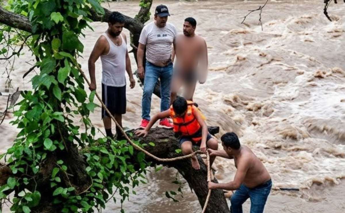 Lluvias-provocan-desbordamientos-deslaves-y-una-desaparicion-en-Hidalgo