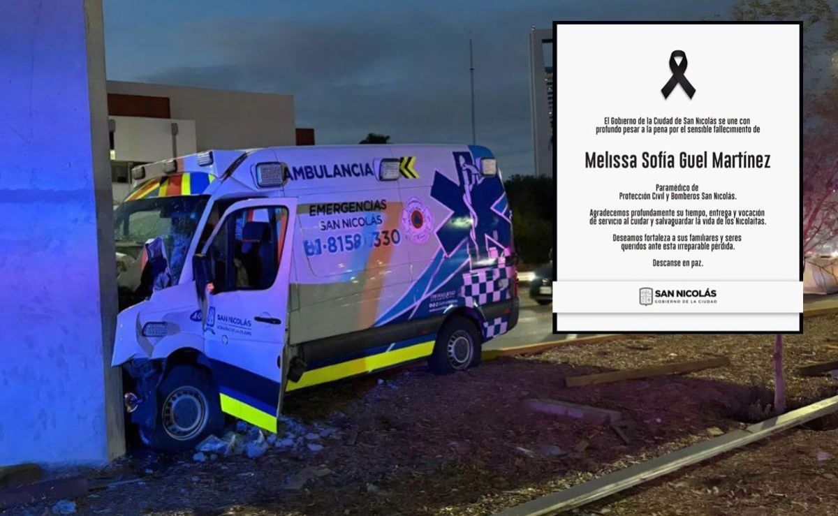 Muere-paramedica-de-Proteccion-Civil-de-San-Nicolas-tras-choque-de-ambulancia-en-Monterrey