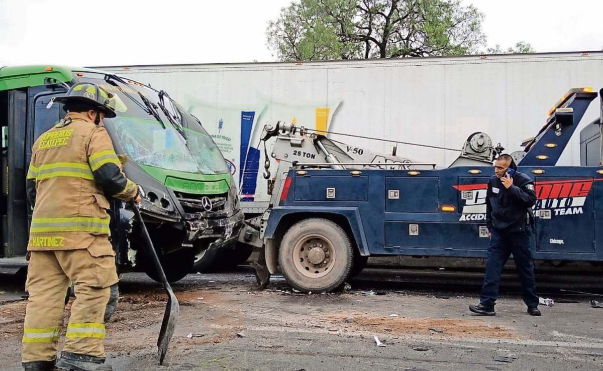 Tres-accidentes-viales-dejan-16-personas-heridas-en-el-oriente-del-Valle-de-Mexico